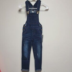 Dark blue overalls
